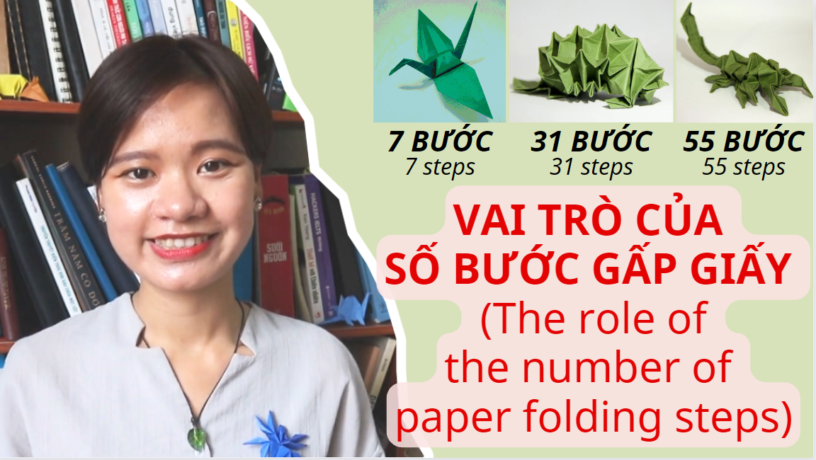 Video 16: Vai trò của số lượng bước gấp giấy - The role of the number of paper folding steps